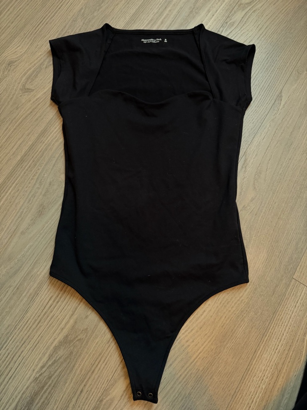 Abercrombie & Fitch Soft A&F Black Bodysuit Size Medium